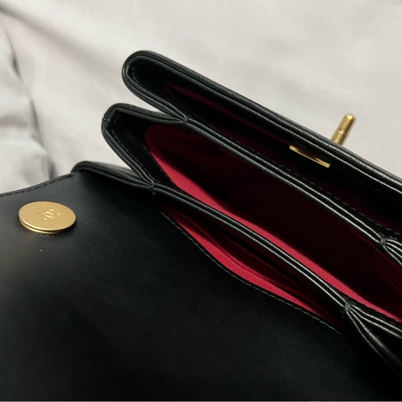 Chanel mini flap limited edition with pearl gold chain - Picture 5 of 11